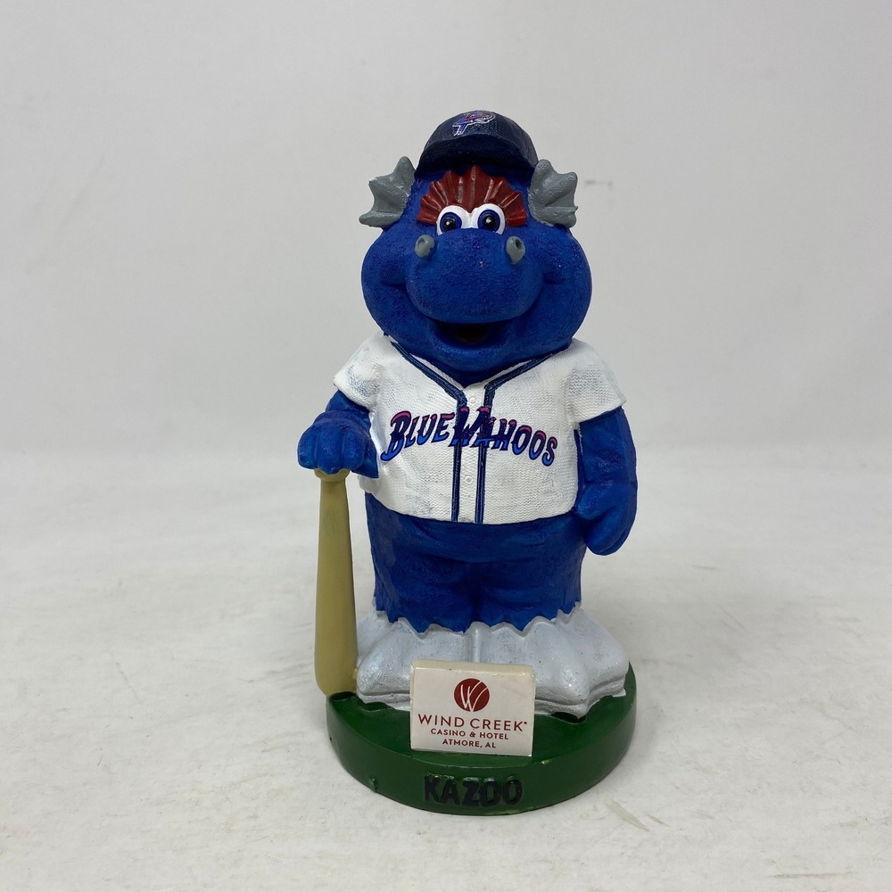 Pensacola Blue Wahoos Kazoo Mascot Coin Bank‎ MiLB Baseball Figurine Wind Creek